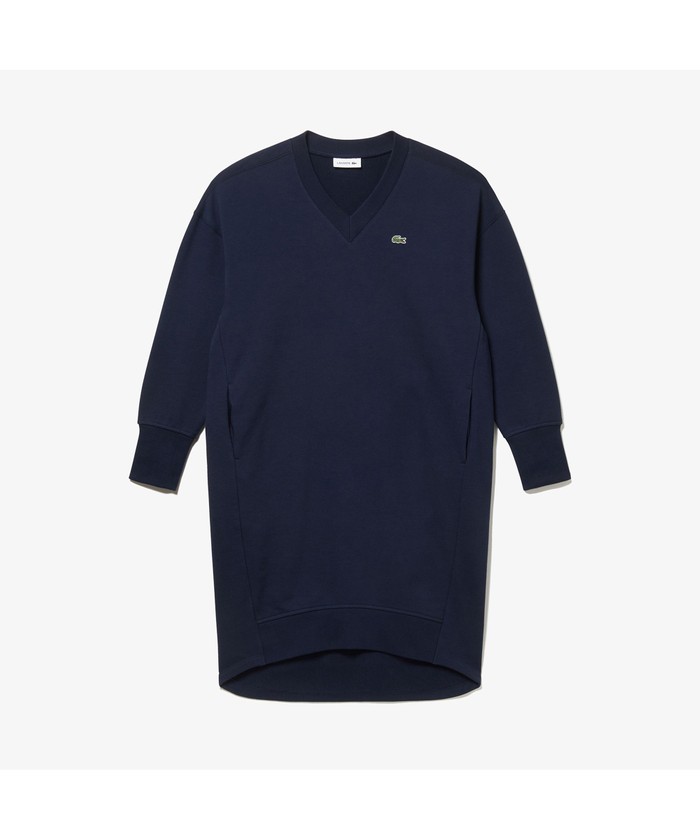 LACOSTE 長袖 スウェットワンピース ラコステ LACOSTE Vネックスウェットワンピース(504048271