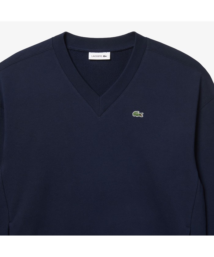 ラコステ LACOSTE Vネックスウェットワンピース(504048271