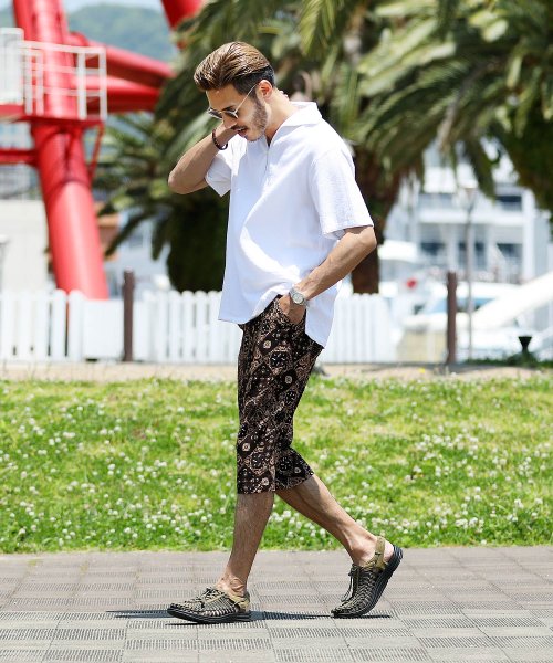 レーヨンステテコ ステテコ ハーフパンツ メンズ ショートパンツ 短パン 膝下 おしゃれ ボトムス レーヨン ルームウエア ジギーズショップ Jiggys Shop D Fashion