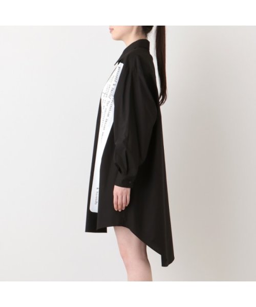 セール エムエムシックス メゾンマルジェラ ワンピース シャツ アーカイブ プリント Sサイズ ブラック Mm6 Maison Margiela S62ct01 エムエムシックス メゾンマルジェラ Mm6 Maison Margiela D Fashion