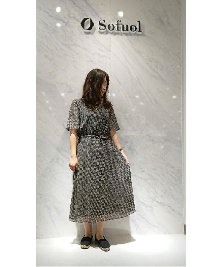セール 50%OFF】◇【手洗いOK】ジオメトリックプリント