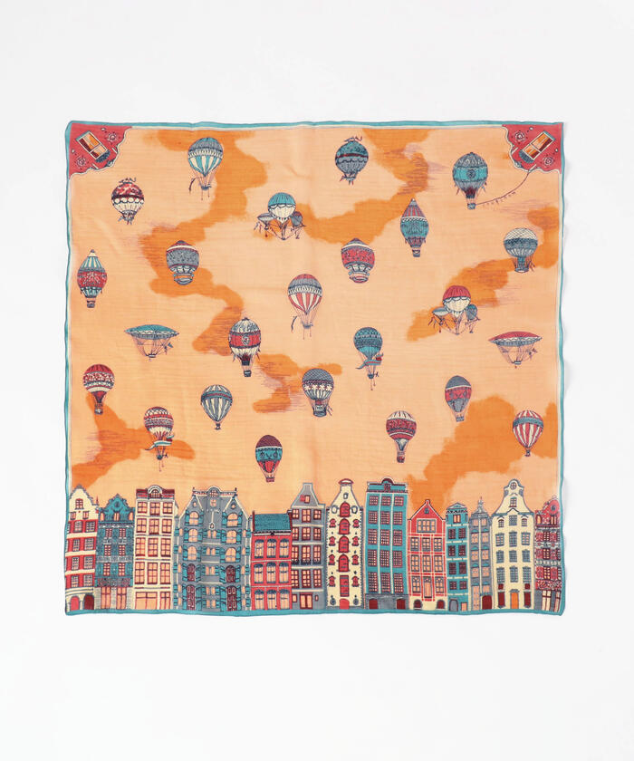 セール 30%OFF】【manipuri/ マニプリ】コットンシルク大判
