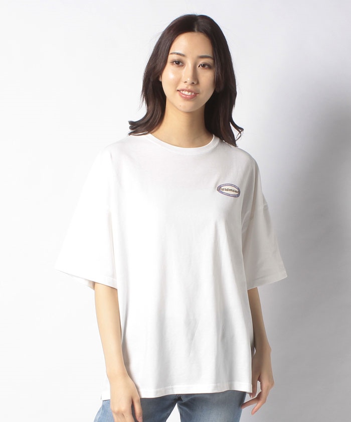 セール】楕円ロゴプリントTシャツ(504042001) | オリーブデ