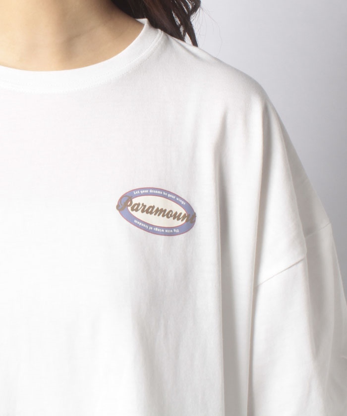 セール】楕円ロゴプリントTシャツ(504042001) | オリーブデ