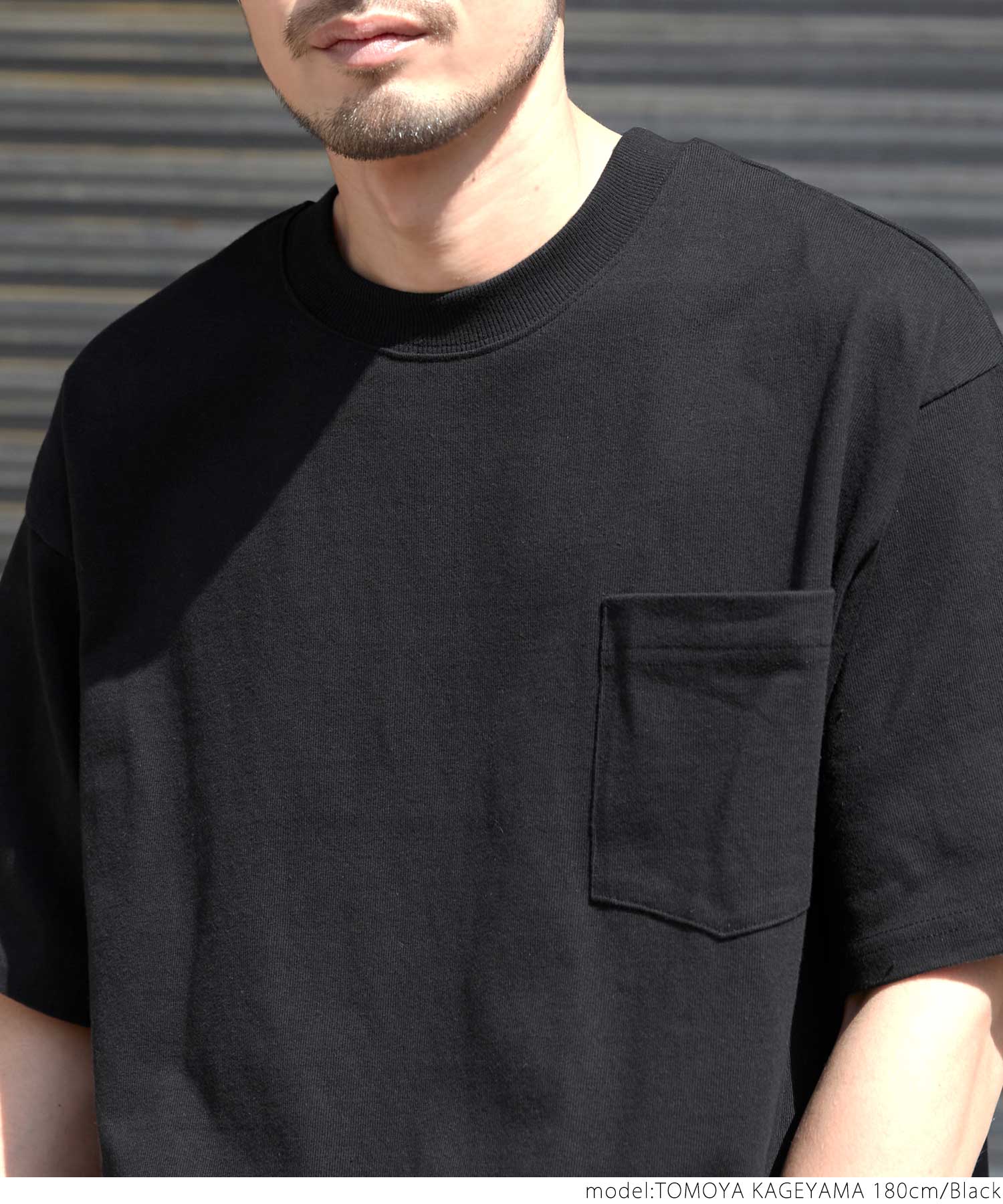 透けない】胸ポケット付きサイドスリットTシャツ(504052580 透けない】胸ポケット付きサイドスリットTシャツ(504052580