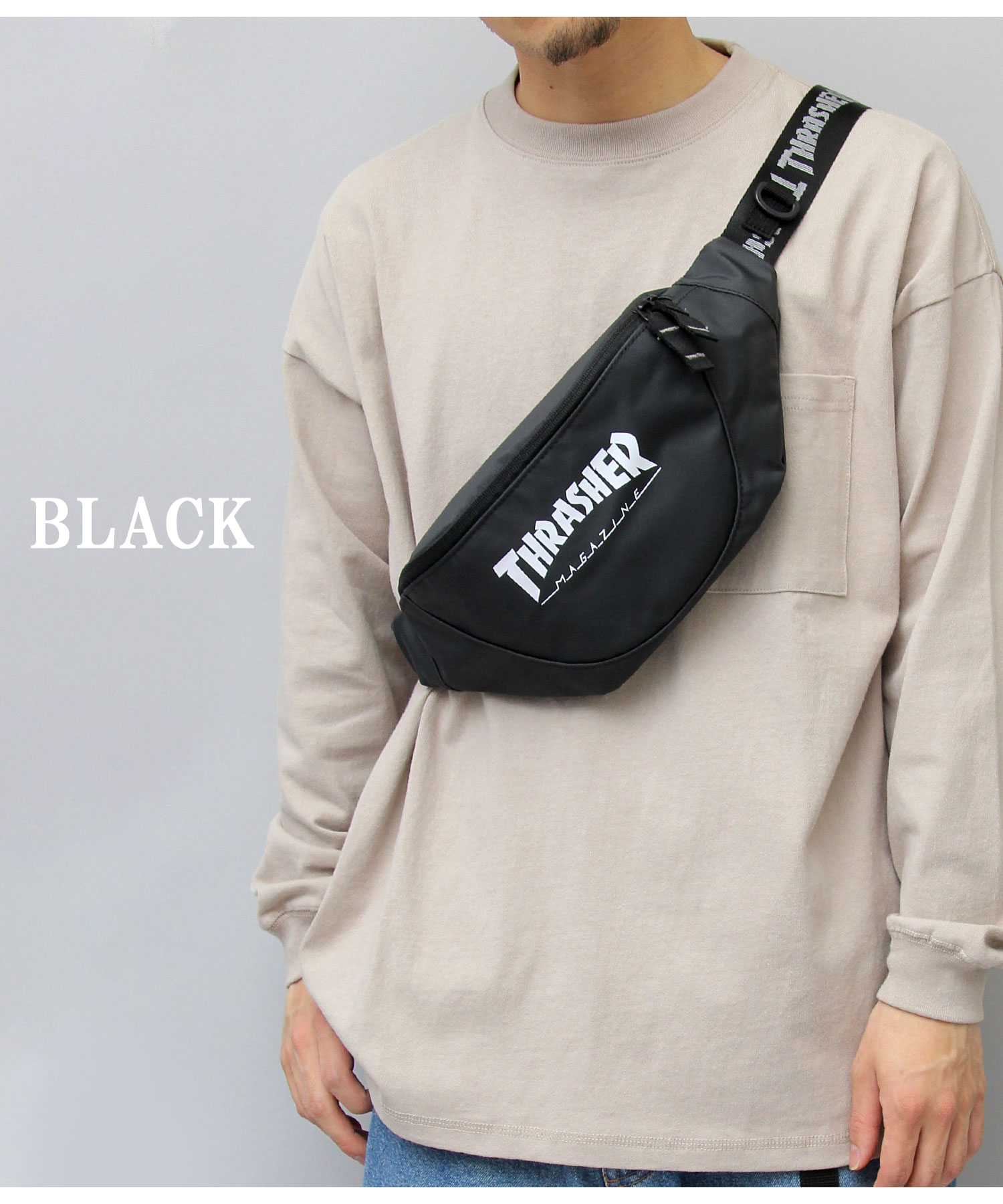 THRASHER / スラッシャー / ロゴプリント ターポリン ウエスト