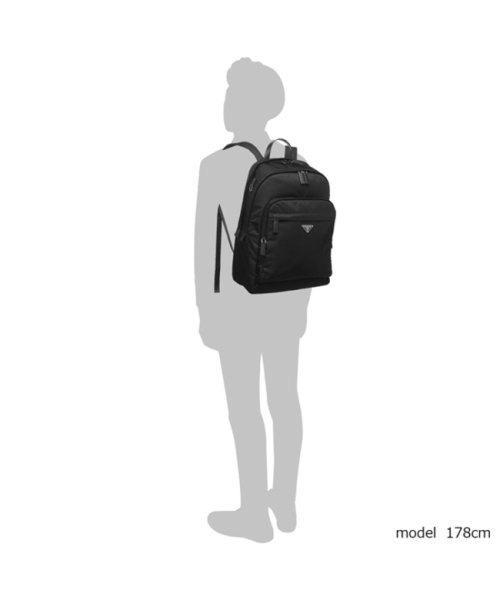 セール プラダ リュックサック バックパック テスート トライアングルロゴ ブラック メンズ Prada 2vz048 2dmg F0002 Ooo プラダ Prada D Fashion