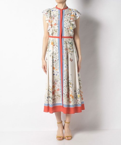 Loulou Willoughby トリコロールスカーフワンピース アルアバイル Allureville D Fashion Loulou Willoughby トリコロールスカーフワンピース アルアバイル Allureville D Fashion