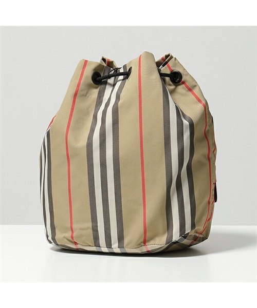BURBERRY ナイロン 巾着バッグ 新品 ショルダーバッグ バッグ レディース 純国産/日本製