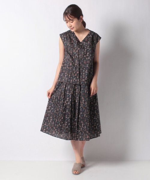 セール 50 Off セットアップ対応商品 Techichi リバティスポーツ柄ブラウス テチチ Te Chichi D Fashion