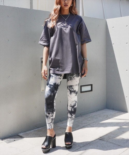 クーポン タイダイリブレギンス アナップ Anap D Fashion