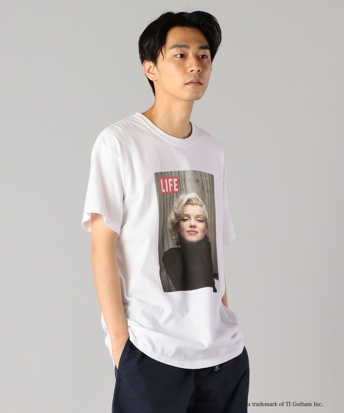 セール 40%OFF】SHIPS: LIFE MAGAZINE フォトプリント Tシャツ