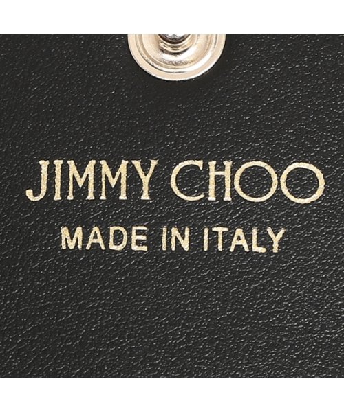 ジミーチュウ 二つ折り財布 ハンヌ ミニ財布 ブラック レディース Jimmy Choo Hannepkr ジミーチュウ Jimmy Choo D Fashion