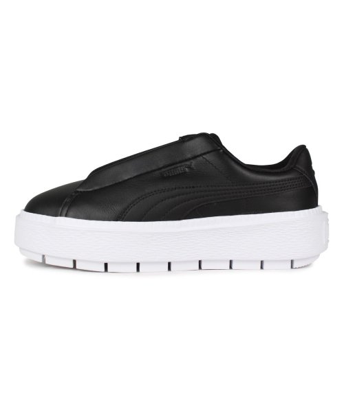 プーマ Puma バスケット プラットフォーム トレース ライト スリップオン スニーカー スリッポン レディース 厚底 Basket Platform Tra プーマ Puma D Fashion