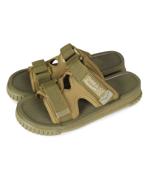 Shaka シャカ チルアウト スライドサンダル スポーツサンダル メンズ レディース Chill Out カーキ シャカ Shaka D Fashion