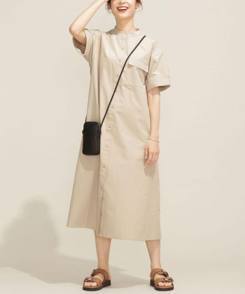 クーポン セール 30 Off シェルテック スタンドカラーシャツワンピース 半袖 ナノ ユニバース Nano Universe D Fashion クーポン セール 30 Off シェルテック スタンドカラーシャツワンピース 半袖 ナノ ユニバース Nano Universe D Fashion