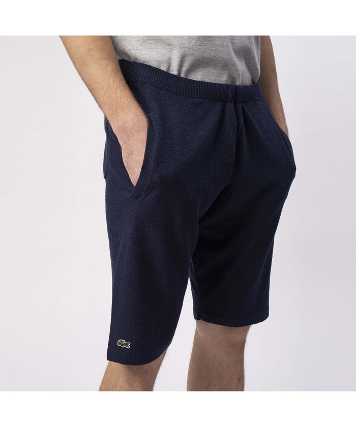 セール】ラコステ LACOSTE 無縫製ニットショートパンツ