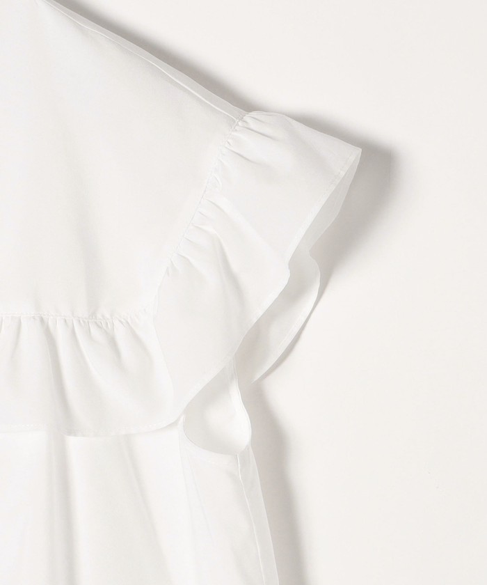 SHIPS for women - SHIPS any: ヨーク フリル ブラウス2〈接触冷感〉 セール 20%OFF】SHIPS any: ヨーク フリル ブラウス2〈接触冷感