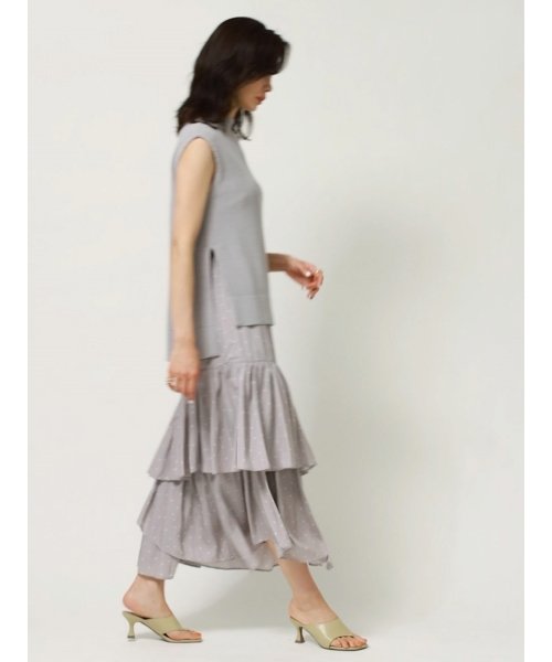 ニットベスト ボリュームスカートsetワンピース スナイデル Snidel D Fashion ニットベスト ボリュームスカートsetワンピース スナイデル Snidel D Fashion