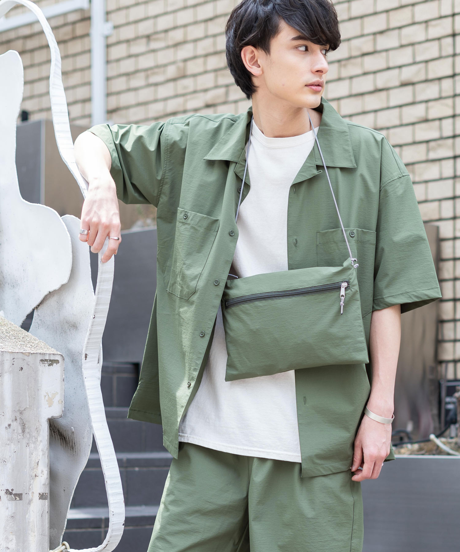 ★boohoo★ バック 刺繍入り ショート パンツ トラック スーツ U.S. POLO ASSN. パンツ 「U.S. ASSN.」ワンポイントポニー刺繍
