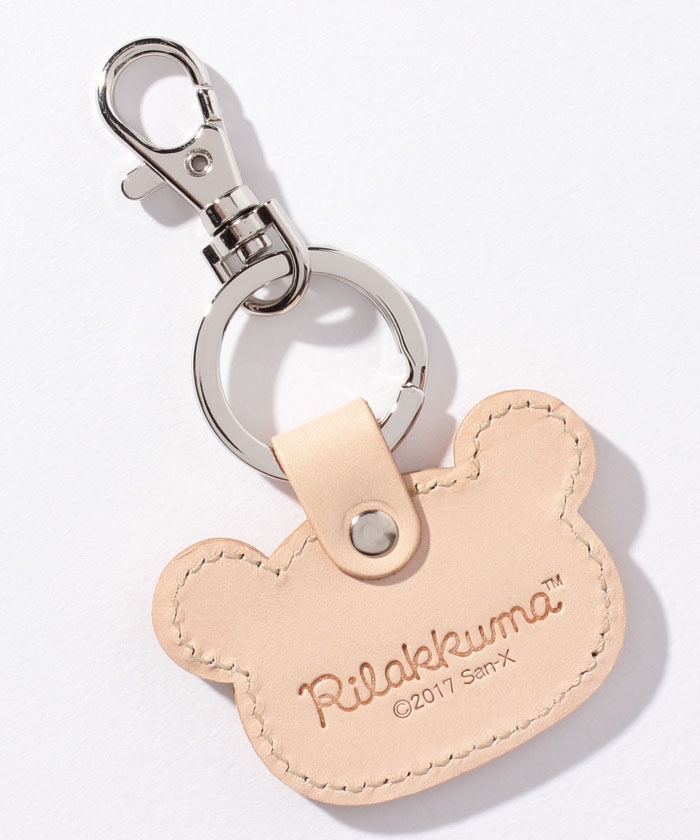 リラックマ✨本革　キーホルダー　新品【匿名配送】 エーエヌシーストア ANC STORE リラックマ/レザーキーホルダー