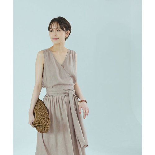ウエストリボン前後2wayカシュクールワンピース ティティベイト Titivate D Fashion ウエストリボン前後2wayカシュクールワンピース ティティベイト Titivate D Fashion