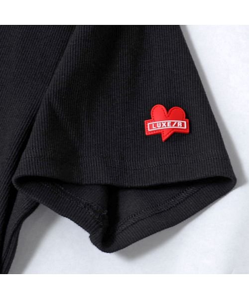 クーポン Luxe R デニムロゴエンボススパンテレコクルーネック半袖tシャツ ブランド プリント ボックスロゴ おしゃれ エスビーセレクト Sb Select D Fashion
