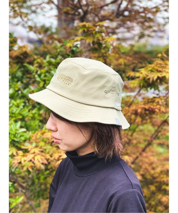 ユニバーサル オーバーオール/UNIVERSAL OVERALL リップストップ バケットハット TAKA-Q (タカキュー) ハット ユニバーサル オーバーオール/UNIVERSAL OVERALL リップストップ バケットハット TAKA-Q (タカキュー) ハット