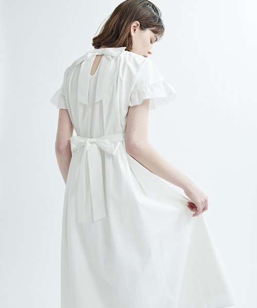 セール 50 Off オーガニックコットンバックリボンワンピース ランバンオンブルー Lanvin En Bleu D Fashion セール 50 Off オーガニックコットンバックリボンワンピース ランバンオンブルー Lanvin En Bleu D Fashion