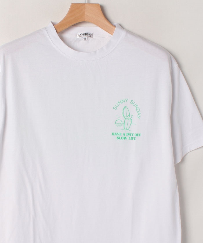 ピグメント加工 ヴィンテージ風 サーフTシャツ Tシャツ サーフ