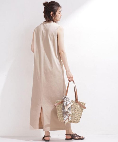 クーポン セール45 Off バックスリットロングワンピース ノースリーブ ナノ ユニバース Nano Universe D Fashion