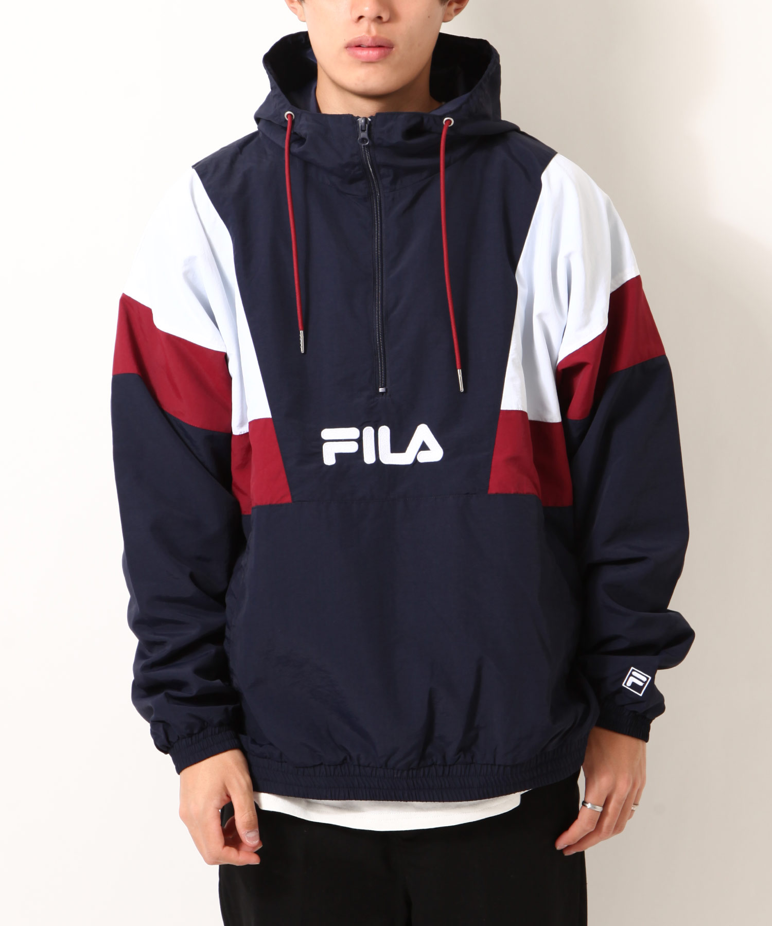 FILA/フィラ 防風ナイロン切替アノラック(504041286) | ジップファイブ