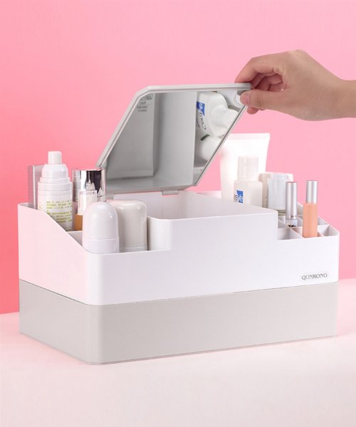 セール 韓国ライク シンプルメイク収納ボックス Aimoha アイモハ Aimoha D Fashion