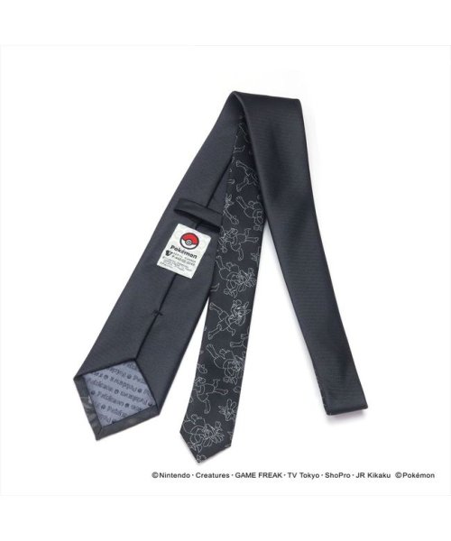 ポケモン ルカリオ ネクタイ グレー系 小剣切り替え Tokyo Shirts Tokyo Shirts D Fashion