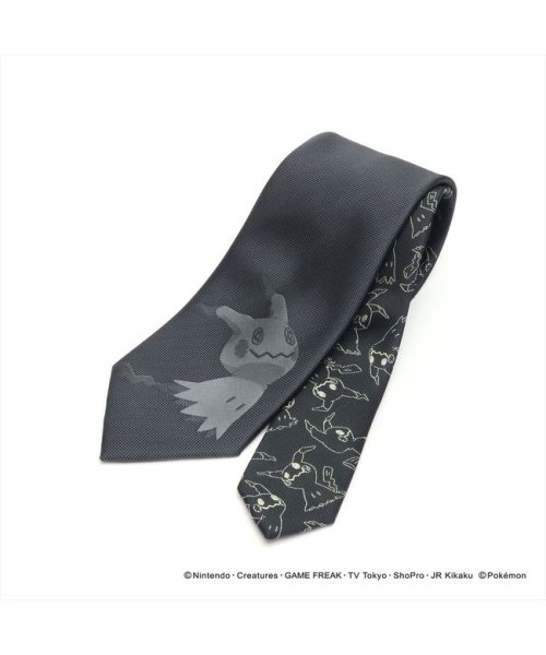 ポケモン ミミッキュ ネクタイ グレー系 小剣切り替え Tokyo Shirts Tokyo Shirts D Fashion
