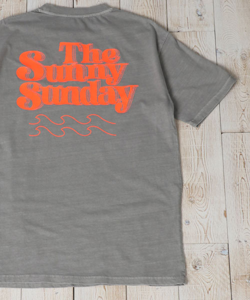 ピグメント加工 ヴィンテージ風 サーフTシャツ Tシャツ サーフ