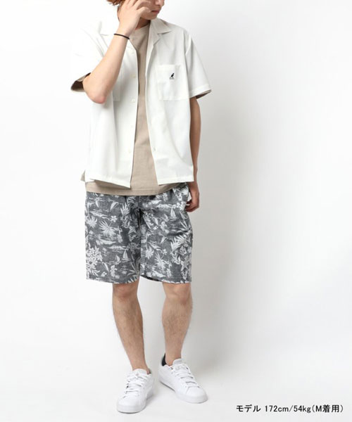 45R 葉山ものがたり　アロハMIXプリントの908ベイカーショートパンツ 45R葉山ものがたり 厚ナイロンの908ショートパンツ: WOMEN｜45R