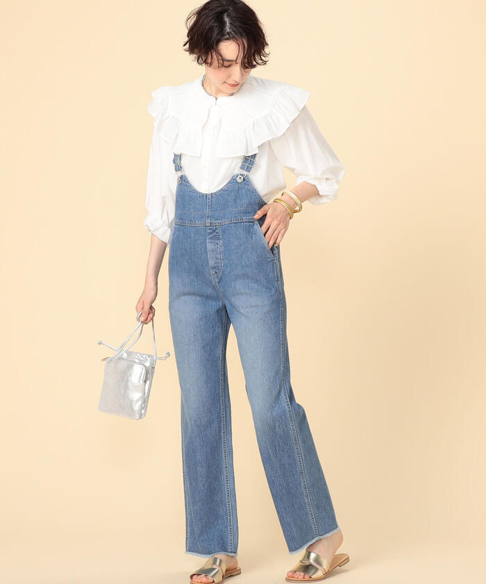 セール 30%OFF】【Johnbull/ジョンブル】ショートビブデニム