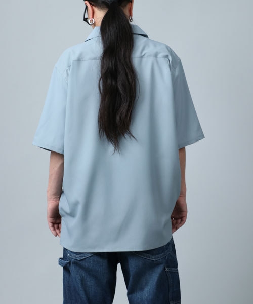 美品　evis donna エビス　オープンカラー　シャツ　半袖　1 スカル 楽天市場】オープンカラーシャツ 半袖 レディース ブラウス