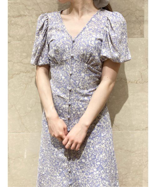 セール 30 Off フロントボタンプリントナローワンピース スナイデル Snidel D Fashion