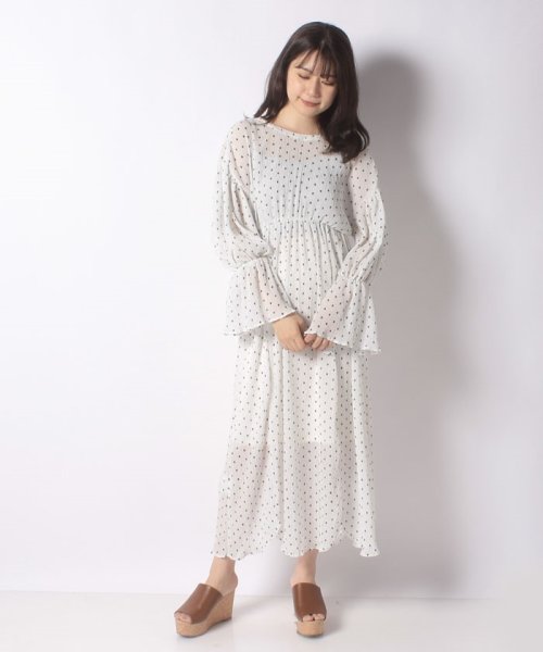 セール Chico ドット2wayロングワンピース チコ Chico D Fashion