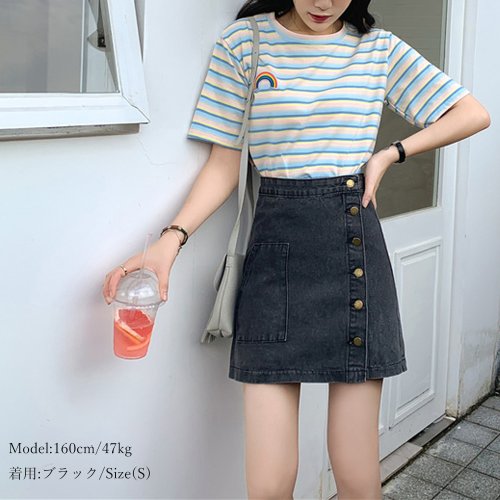 セール デニムスカート レディース ミニスカート ミニミニストア Miniministore D Fashion