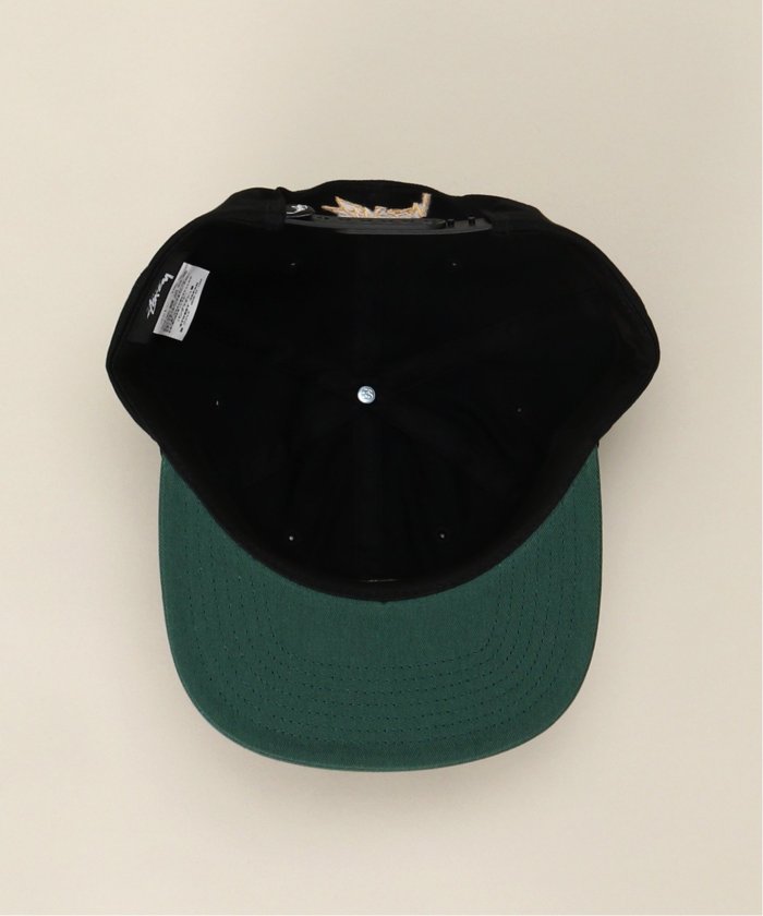 STUSSY 2-tone Vintage Cap キャップ ハット 黒 緑