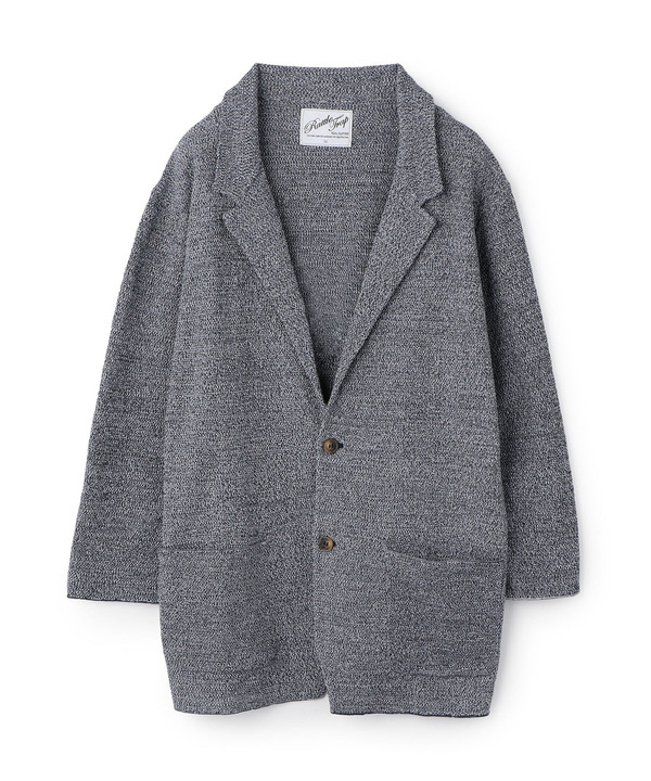 セール 60%OFF】＜接触冷感＞鹿の子編みニットジャケット
