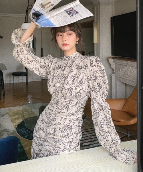 3000円 【SALE/62%OFF】 フラワーイエローワンピース 韓国インポート 3000円 【SALE/62%OFF】 フラワーイエローワンピース 韓国インポート