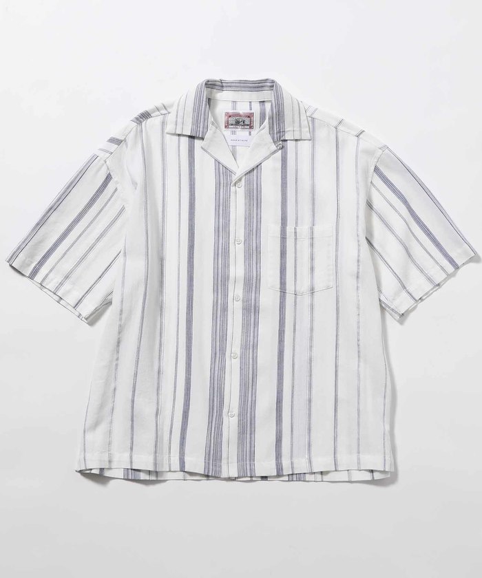【s.s5さん専用】ADAM ET ROPE' オープンカラーシャツ セール】【Somani fabrics】オーバーサイズ アソート柄 オープン