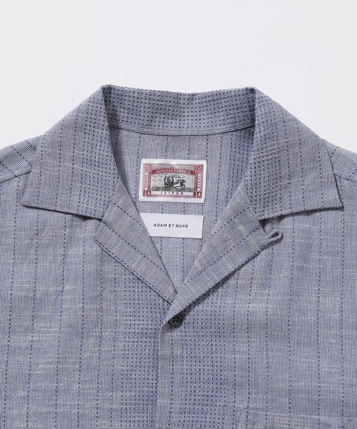 【s.s5さん専用】ADAM ET ROPE' オープンカラーシャツ セール】【Somani fabrics】オーバーサイズ アソート柄 オープン