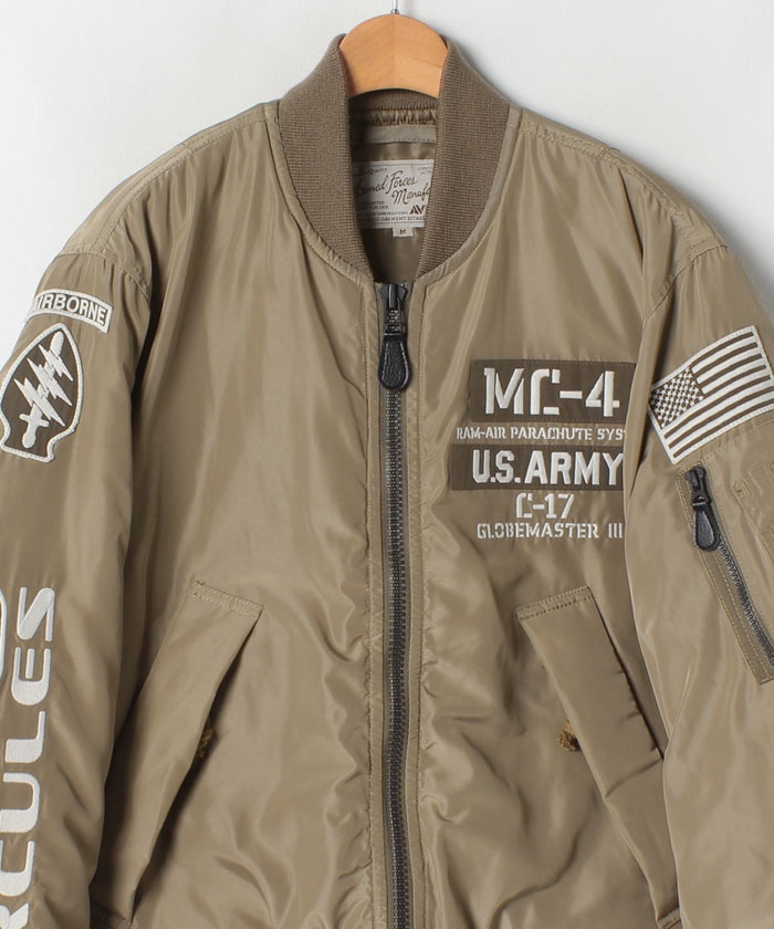 クーポン】【AVIREX/アヴィレックス】MA-1 MFF(MILITARY FREE FALL