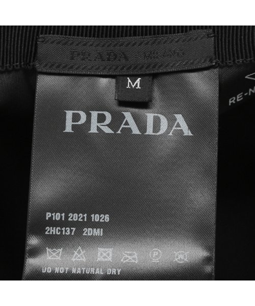 セール】プラダ 帽子 ハット リナイロン バケットハット トライアングルロゴ ブラック メンズ レディース PRADA 2HC137 2DMI  F0002(504103002) | プラダ(PRADA) - d fashion