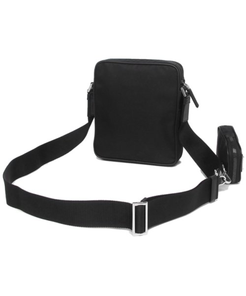 セール28 Off プラダ ショルダーバッグ ナイロン サフィアーノ トライアングルロゴ ブラック メンズ レディース Prada 2vh112 2dmh Woo F0002 プラダ Prada D Fashion